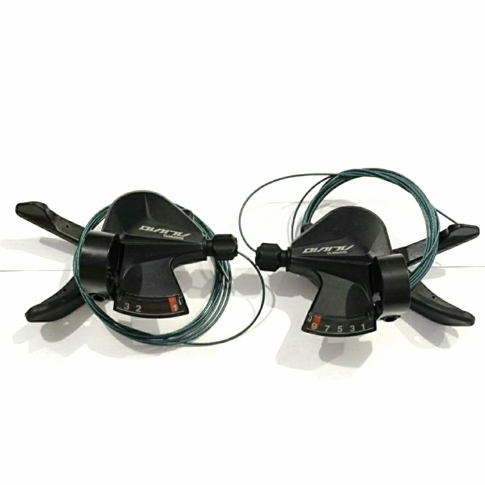 SHIFTER SEPEDA SHIMANO ALIVIO 3 x 9 SPEED ORIGINAL (SEPASANG)