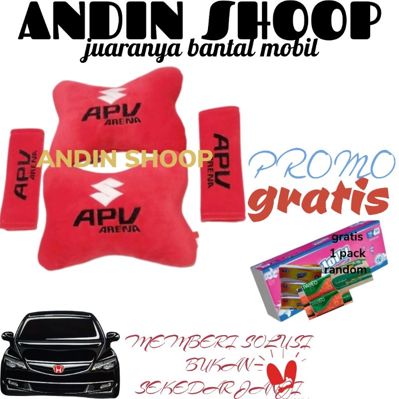 BANTAL MOBIL SUZUKI APV/SANDARAN KEPALA/AKSESORIS