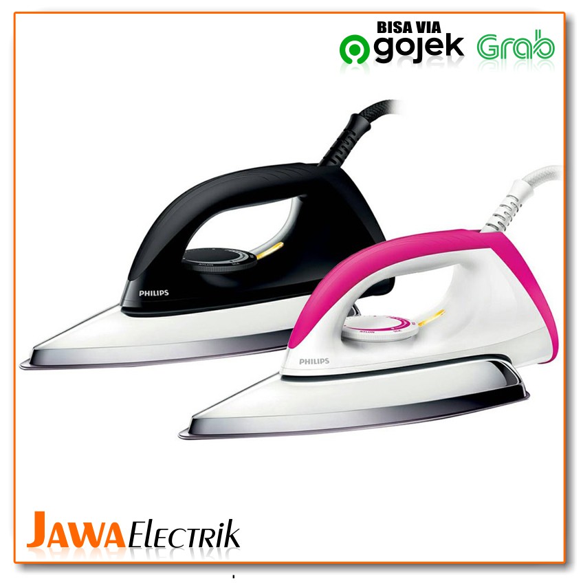 Philips Setrika Anti Lengket - Hitam HD 1173