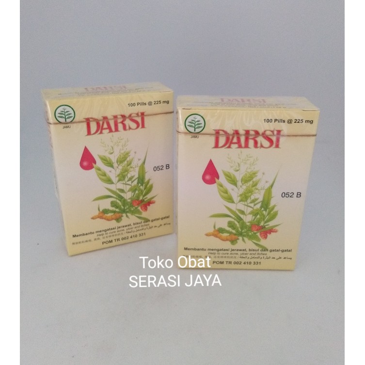 Darsi Pil isi 100 pil Mengobati Gatal Jerawat Kesehatan Kulit