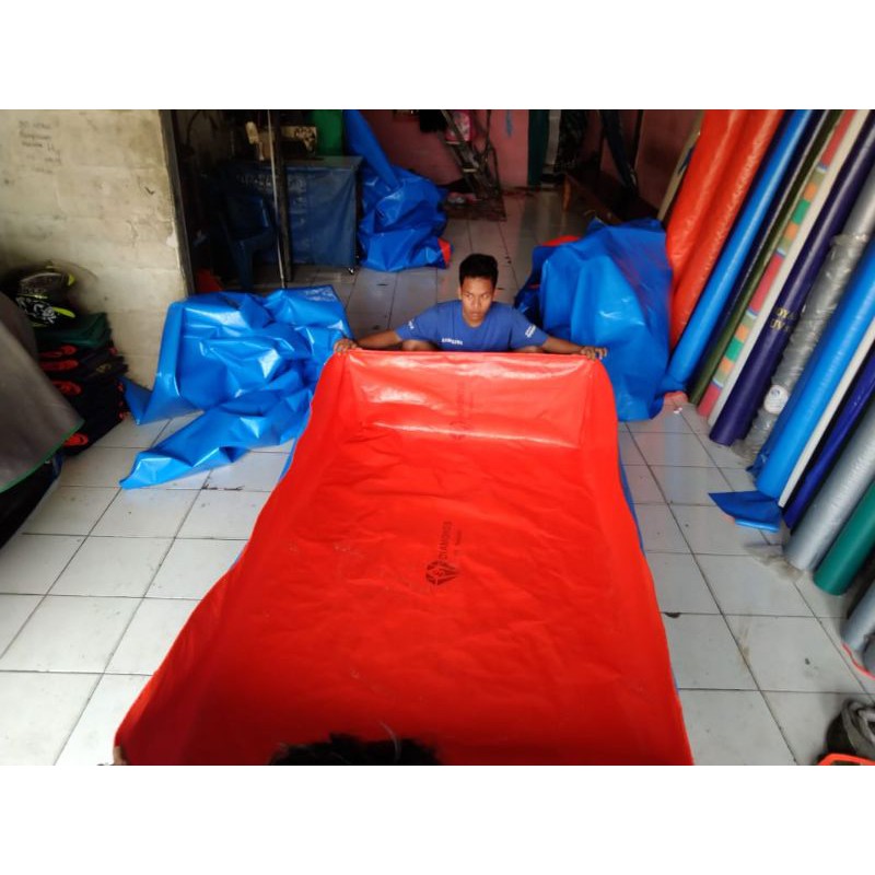 TERPAL KOLAM IKAN KOTAK 1,5x2x0,5 A12 DIAMONDS/KOLAM TERPAL/KOLAM IKAN/TERPAL KOTAK/KOLAM A12