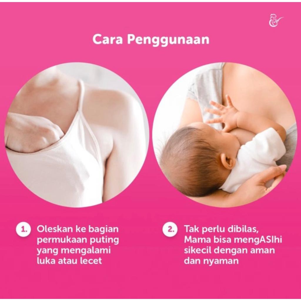 Mama's Choice Nipple Cream Krim Puting Lecet - Aman untuk Bayi