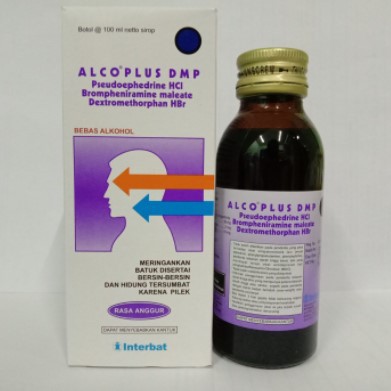 Obat Batuk Flu Pilek Hidung Tersumbat Batuk Kering Gatal Tenggorokan Ampuh Alco Plus Dmp Sirup 100ml Shopee Indonesia