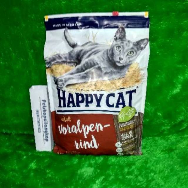 Makanan Kucing Happy Cat Voralpen Rind Adult Beef 10kg (Go-jek only) makanan kucing dewasa beef supreme