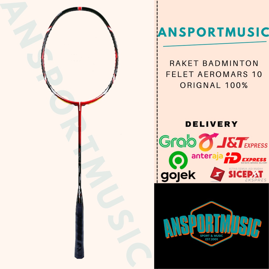 Raket Badminton Felet Aeromars 10 Original 100%