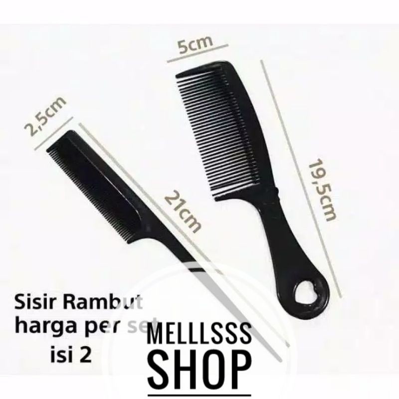 SISIR RAMBUT SATU SET 2 IN 1