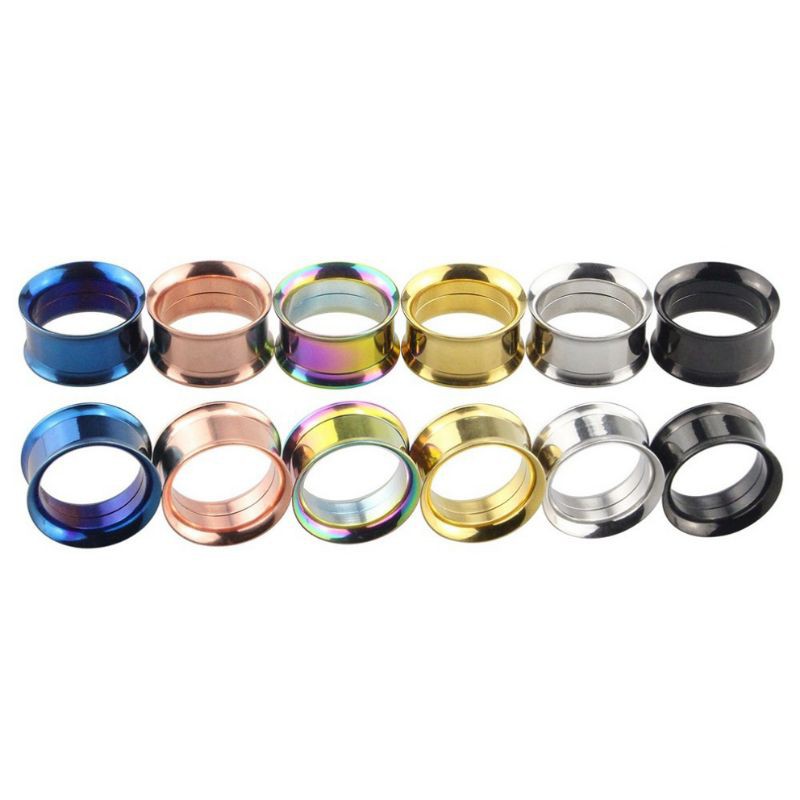 PIERCING TUNNEL EARPL,UG STAINLESS GOLD