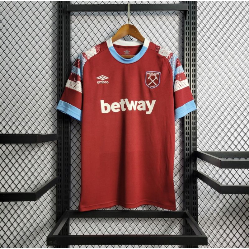 JERSEY WEST HAM UNITED HOME WESTHAM NEW 2023 BAJU BOLA GO GRADE ORIGINAL IMPORT MUSIM 22/23