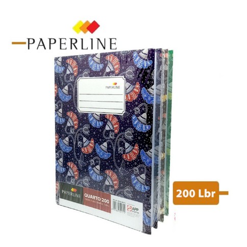 

ZG07 (3Buku/1 Pak) Buku Tulis Hardcover Paperline Quarto / Kuarto / Kwarto / Sampul Tebal 200 Lembar