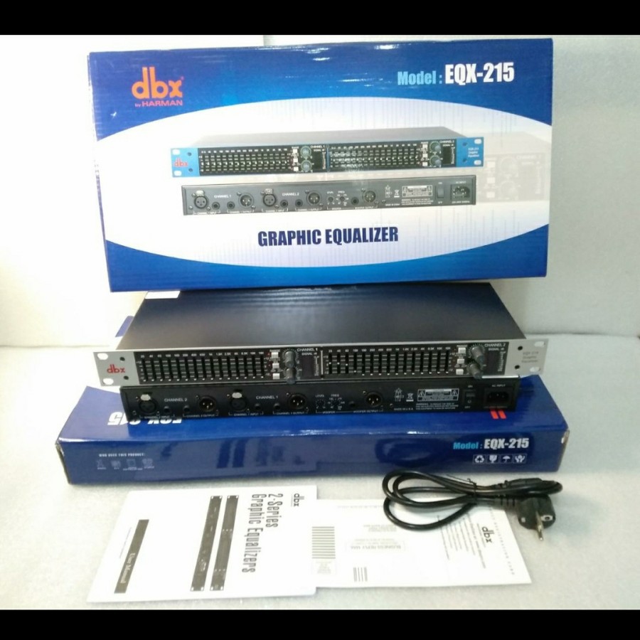 EQUALIZER DBX EQX 215 + SUBWOOFER/DBX EQX215 NEW GRADE A