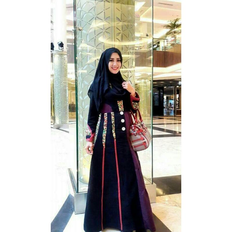 Gamis merah bata tua / Attention please