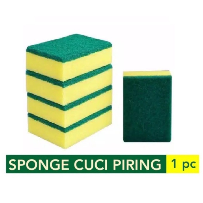 PA SPON CUCI PIRING SERBAGUNA SPONGE CUCI PIRING SPONS CUCI PIRING SABUT BUSA CUCI PIRING PR089