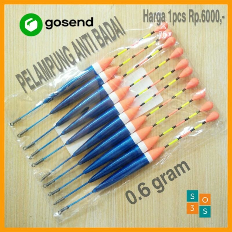 1Pcs Pelampung Pancing Anti Badai Import Bahan Premium