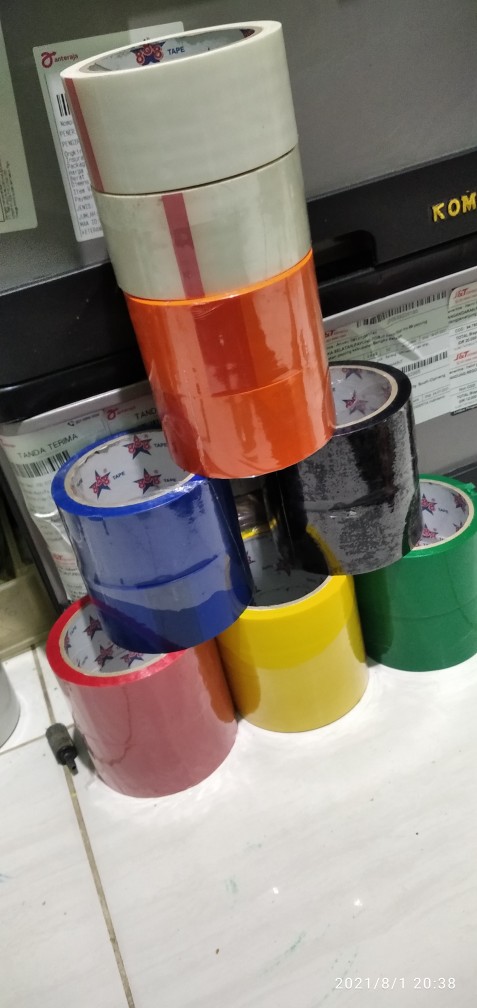 Lakban Warna Warni 48 Mm X 72 Yard / Off Tape