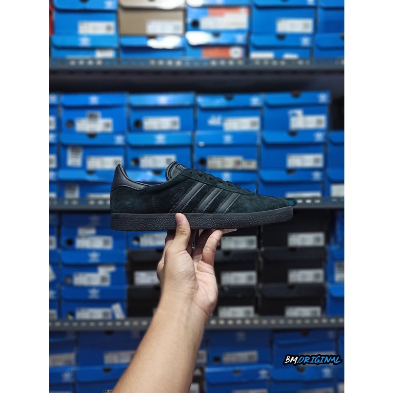 Adidas Gazelle Full Black All Black Suede ORIGINAL EXCLUSIVE CQ2809