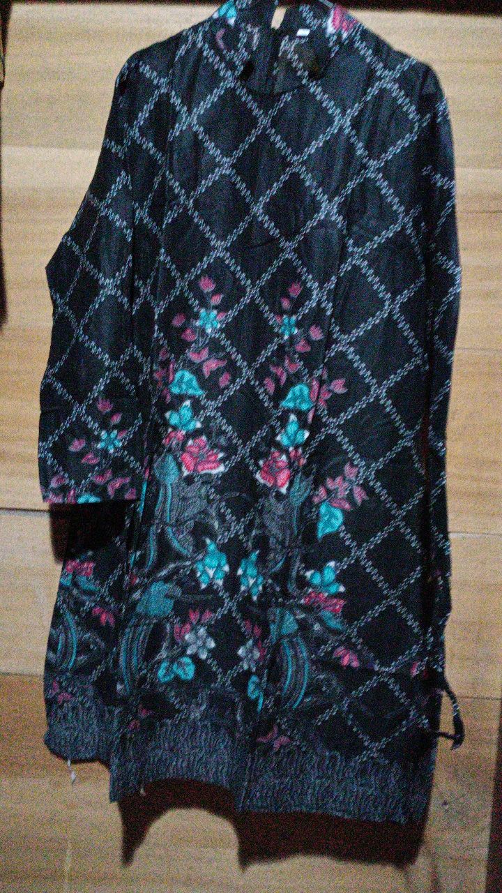 Batikmurahsekali Batik Couple Keluarga Motif Cibulan Biru