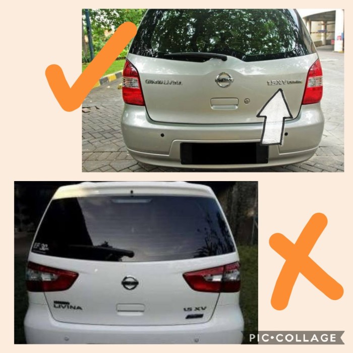 Spesial - Emblem 1.5 Xv Aslinya Nissan Grand Livina
