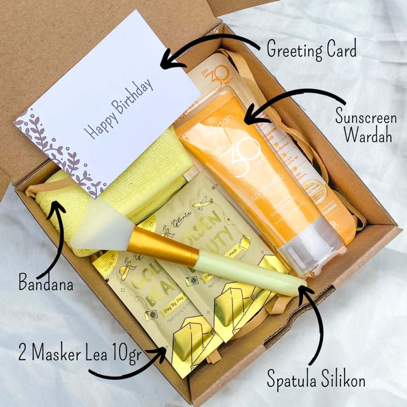 [G1100] MINI GIFT SUNSCREEN MASKER UNTUK CEWEK/KADO PACAR/KADO CEWEK/KADO ANNIVERSARY/KADO ULANG TAHUN/KADO WEDDING/HADIAH ULANG TAHUN/KADO SEMPRO/KADO SIDANG/KADO KOMPRE/KADO WISUDA