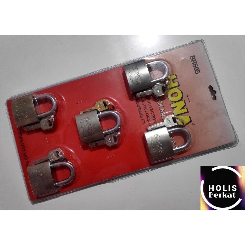 GEMBOK MASTER KEY 50 MM HONA BAGUS MURAH - GEMBOK PAGAR