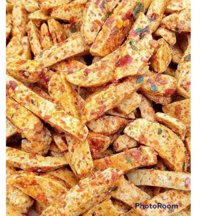 

(CFG⇻744) Basreng baso goreng pedas daun jeruk 500gram .,