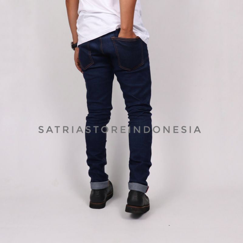 Celana Pria Skinny Jeans Selvedge