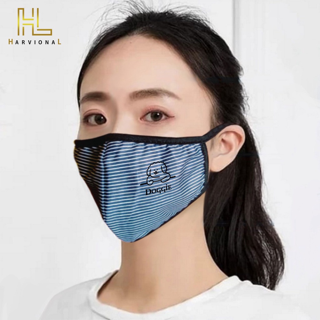 Parisdivarious Masker Kain Salur Sablon Bahan Katun