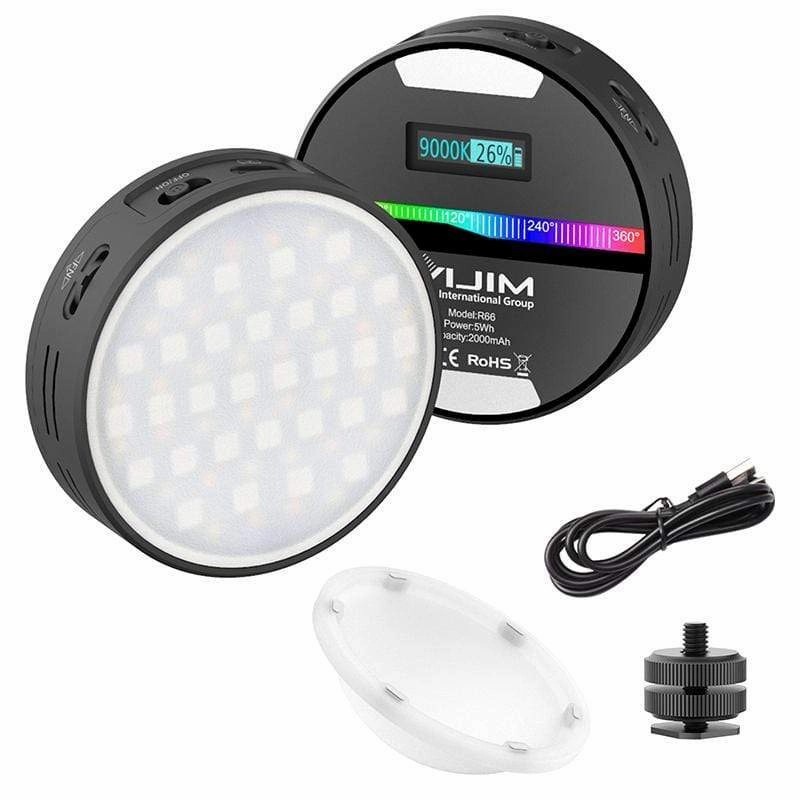 LED ULANZI VIJIM R66 RGB 20 Light Effect Lampu Pocket Vlog Video R-66