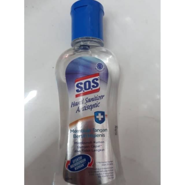 SOS Hand Sanitizer Antiseptic 60 ml
