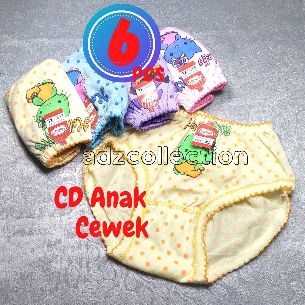 CD Anak Cewek / CD Anak Perempuan /  CD Anak Murah / Celana Dalam Anak Lusinan