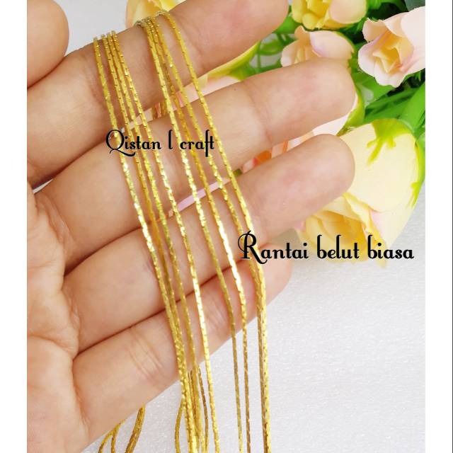 Rantai belut gold meteran