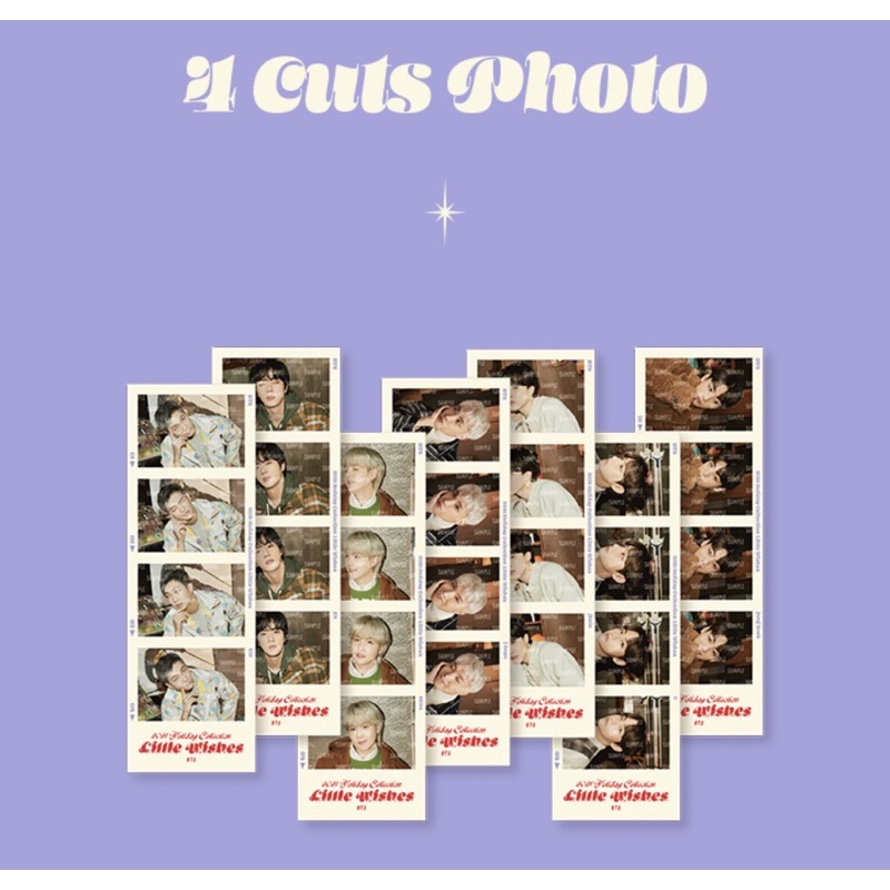 [DEPE] SHARING 4 CUTS PHOTO BTS 2021 HOLIDAY COLLECTION