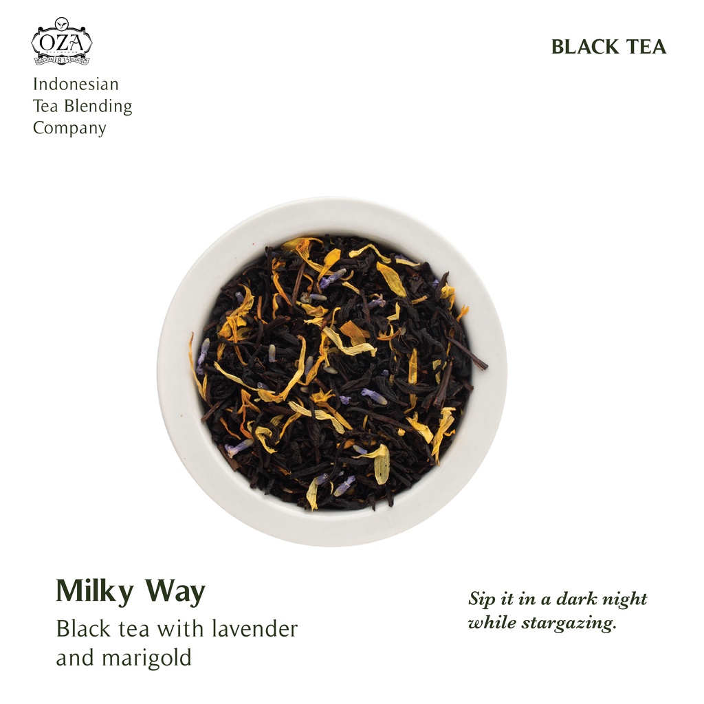 

OZA Tea - Milky Way | Artisan Tea - Black Tea | Specialty Grade | Teh Premium | 40 gram (20 cups)