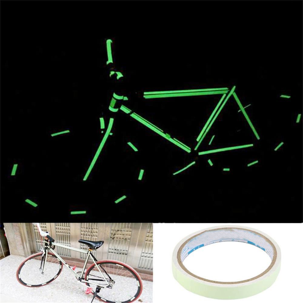 SUYOU Fashion Luminous Tape 5 Sizes Green Fluorescent Car reflective strip Warning Stickers Self-adhesive Safety Sign Glow In The Dark moto safe Hot Home Stage Decorations