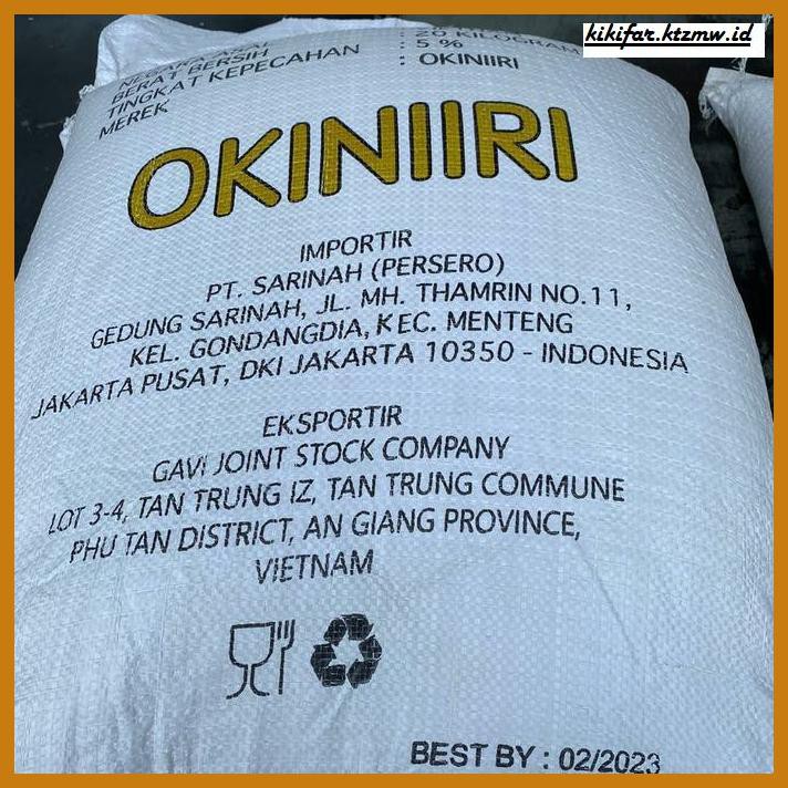 

ANEKA-BERAS- BERAS JEPANG OKINIIRI 20KG -BERAS-SEHAT.