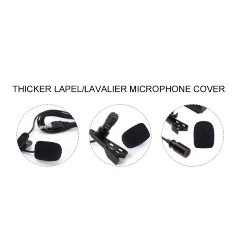 mini Spon mic busa jepit kecil head cover mic headset gaming clip on mic smule mikrofon micrphone me