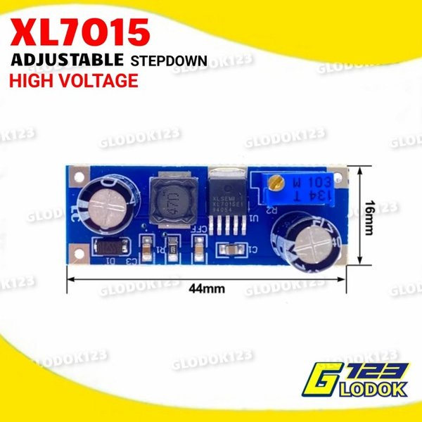 XL7015 Step Down DC DC Wide High Voltage Adjustable Penurun Tegangan