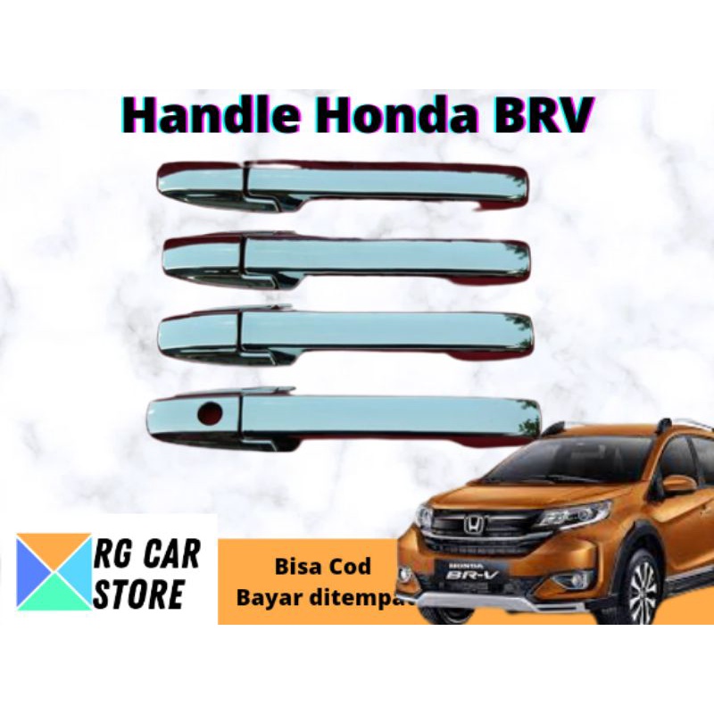 COVER HANDLE HONDA BRV WARNA CHROME DIJAMIN PNP