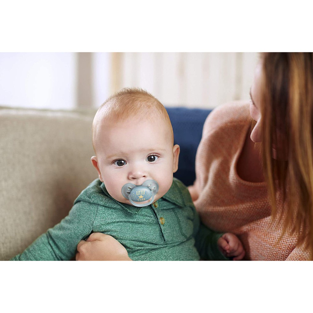 Philips Avent Soother Soft 6-18m 1P SCF529/01 SCF528/01/ Empeng Bayi Isi 1pcs (Tersedia varian karakter)