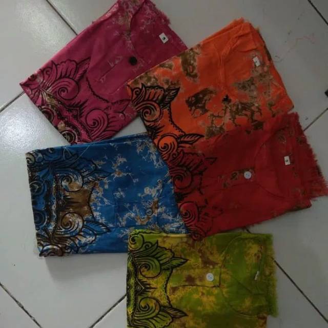 setelan celana baju barong bali anak warna