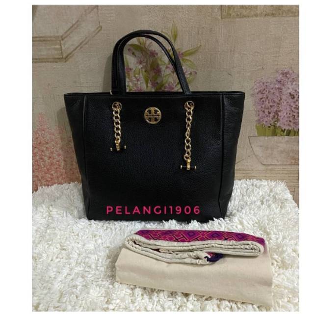 Tas Tory Burch Tote Chelsea Black