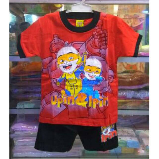 UPIN IPIN | 2, 3, 4 Tahun | Size 4, 6, 8 | Baju Anak Laki Laki Setelan Cowok