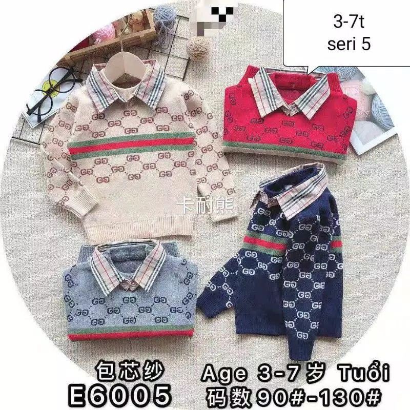 sweater gucci anak / sweater rajut gucci anak