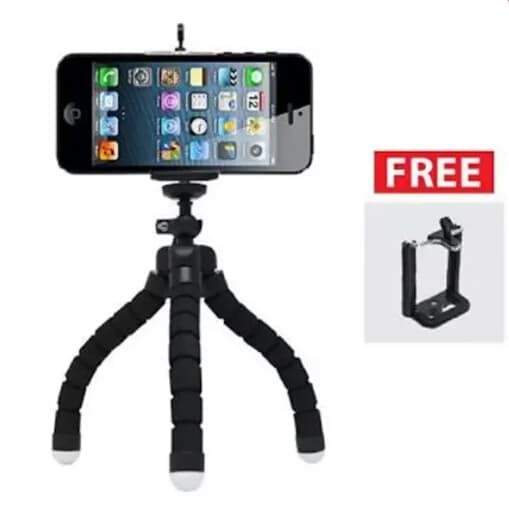 Jual Sale.... Tripod Mini For Smartphone Kamera Pocket Free Holder U terbaik