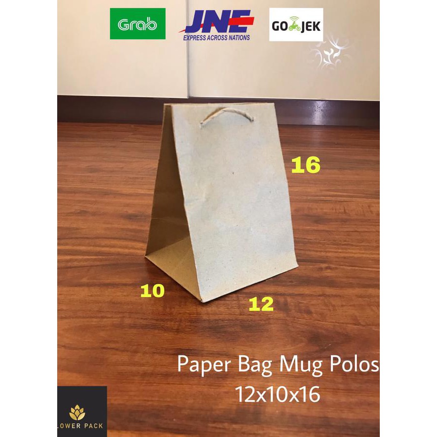 

Februari Maniss Tas Mug Polos 12X10X16 Tas Gelas Kertas Paper Bag Souvenir Tas Belanja Kode 62