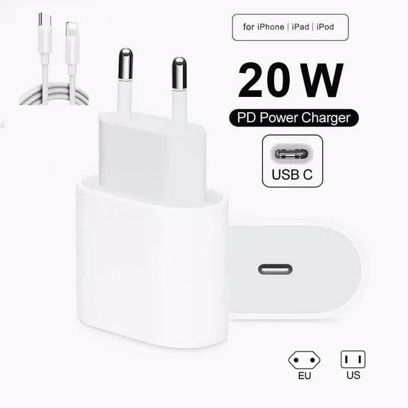 Batok Charger IPH TYPE-C 20W Kepala Casan IPH TYPE C 20W Adaptor Charger IPH 20W TIPE C