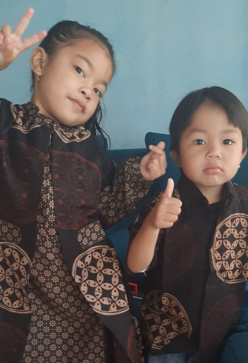 (bisa Pisah) Batik Couple Keluarga Ndoro Jowi Marina Batik Pekalongan Halus Baju Lebaran (bisa Cod)