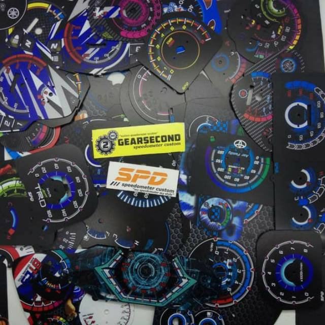 Custom SPEEDOMETER CUSTOM mobil jenis kijang