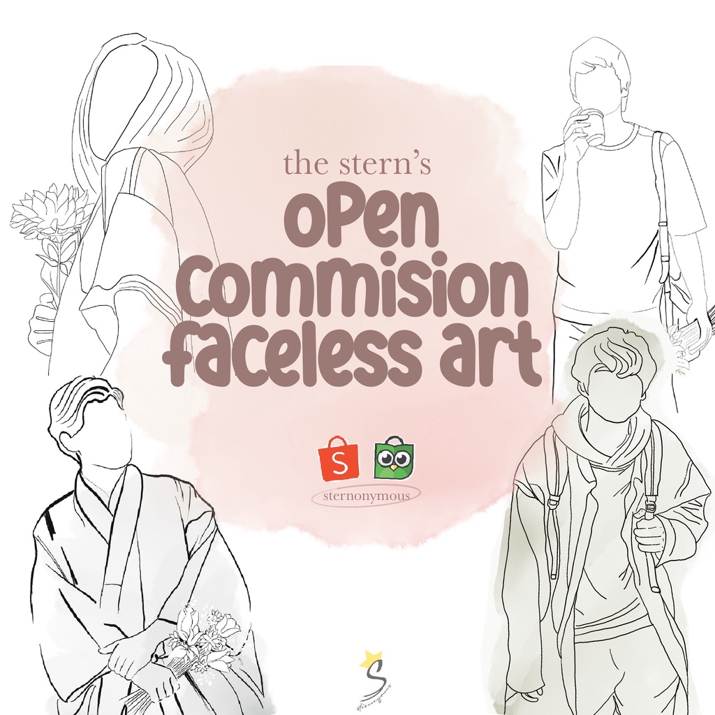 

Gambar Faceless ilustrasi/ Faceless outline/ Faceless portrait/ Outline portrait/ Art Digital/ Jasa gambar