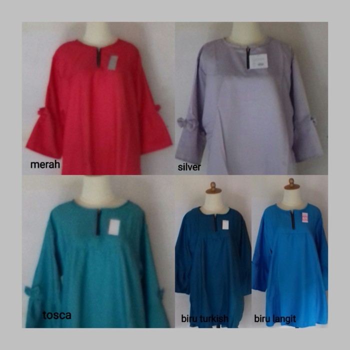 Tunik Baloteli Jumbo - Biru Best Quality