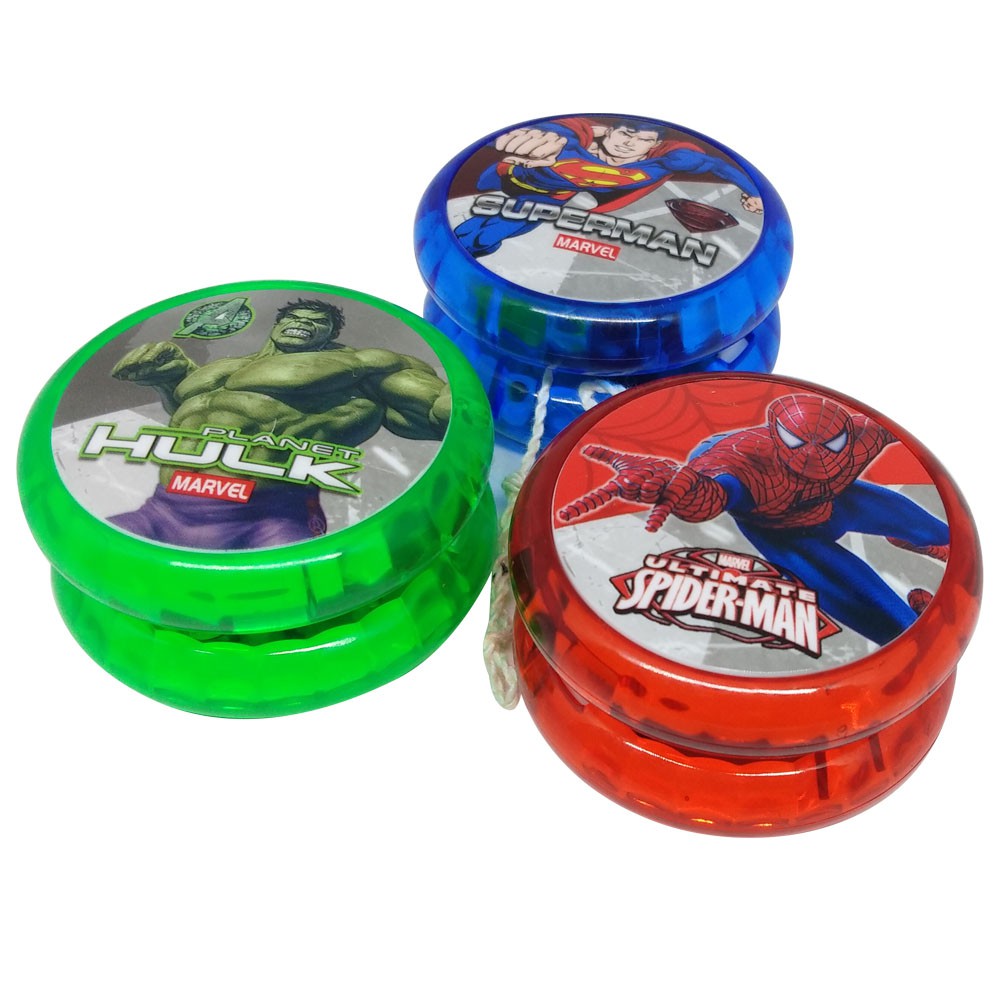 PM Mainan Anak Yoyo Super Hero Avengers Ada Lampunya 500 PM Mainan Anak Yoyo Super Hero Avengers Ada Lampunya 500